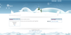 Winter from ucoz templates