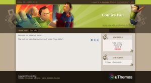 Comics Fan from ucoz templates