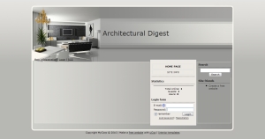 Architectural Digest Theme for uCoz