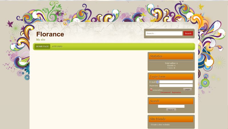 Florance Theme for uCoz