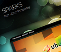 Sparks Theme for uCoz